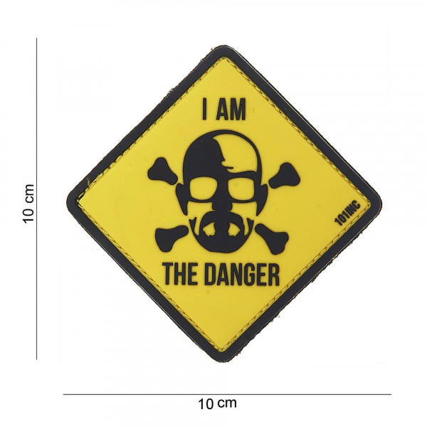 Danger PVC Embleem met Klitteband