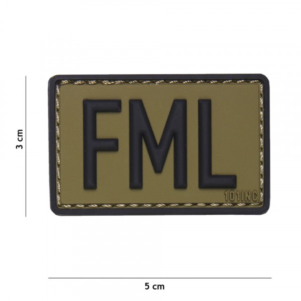 FML PVC Embleem met Klitteband