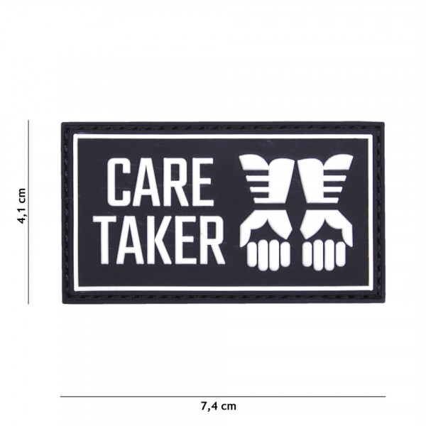 Care Taker PVC Embleem met Klitteband