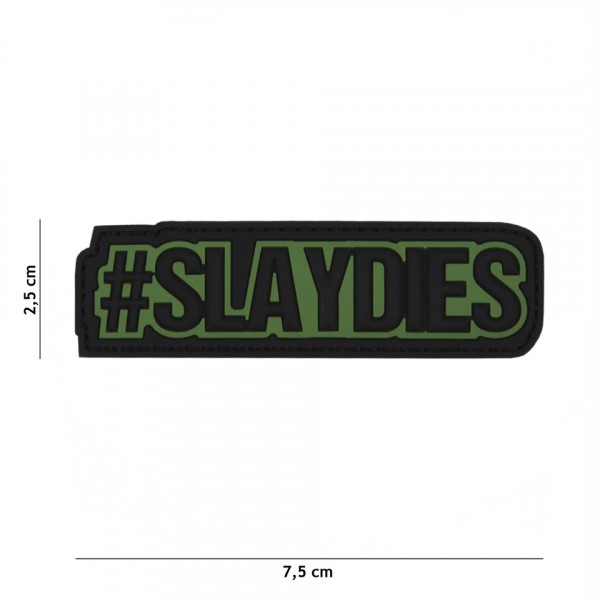 Slaydies PVC Embleem met Klitteband