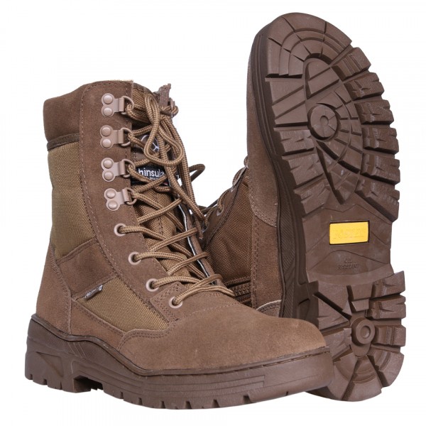 Sniper Boots Coyote met Rits Buffalo Leather