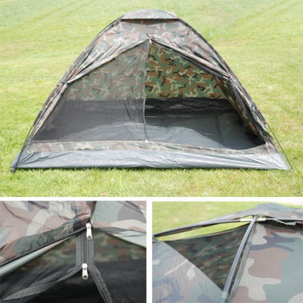 Tent 3 man monodone camouflage