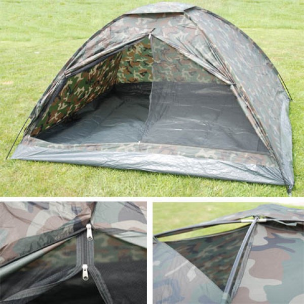 Tent 4 man monodone camouflage