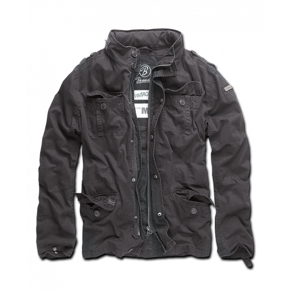 Army Brandit Britannia Lente jas Zwart 
