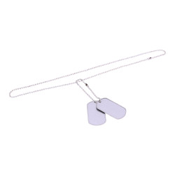 Dog Tag Zilver