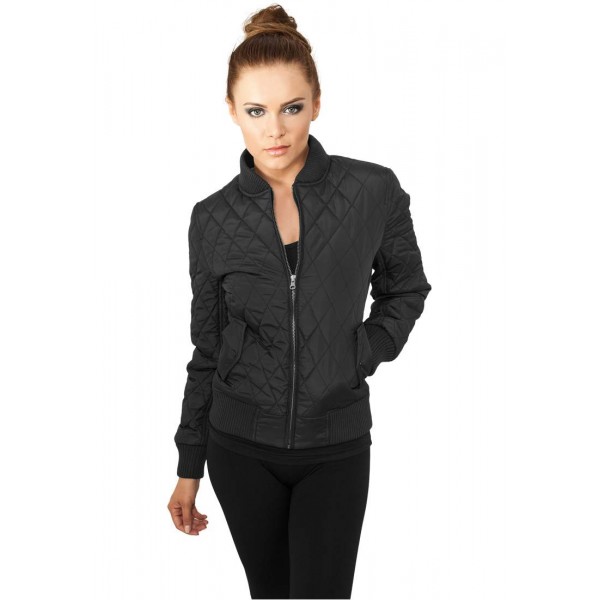 URBAN CLASSICS DIAMOND WOMEN JACKET BLACK