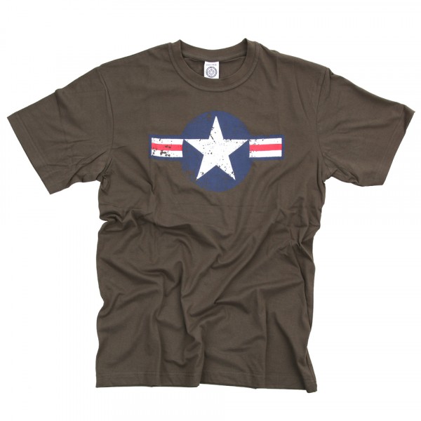 T-shirt WW II  Groen