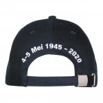 Originele Baseball cap 75 jaar vrijheid rood/blauw