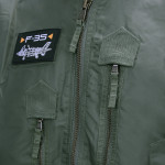 Army F-35 Flight Jacket Blauw