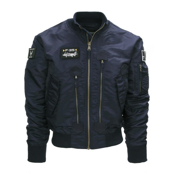 Army F-35 Flight Jacket Blauw