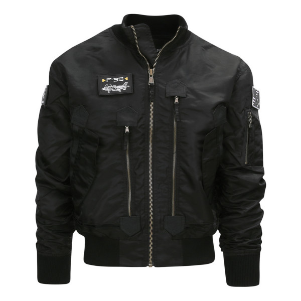 Army F-35 Flight Jacket Zwart