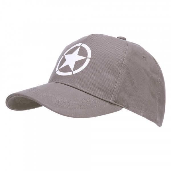 Baseball cap Allied Star WWII Grey