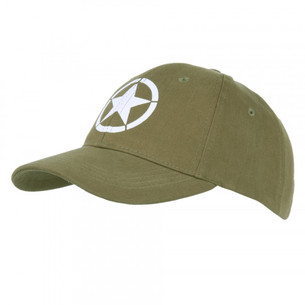 Baseball cap Allied Star WWII Olive