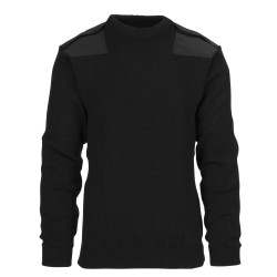 NATO PULLOVER WOOL BLACK