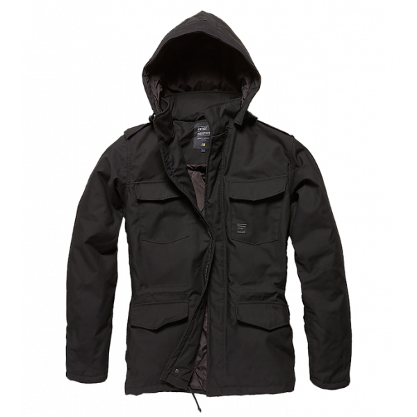 Army Darren Parka Black Waterproof