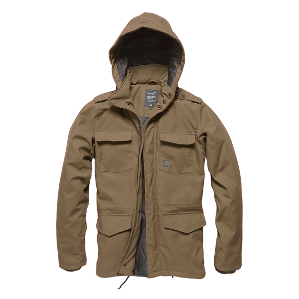 Army Darren Parka Dark Tan Waterproof