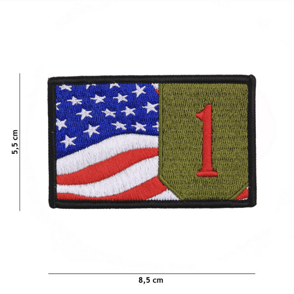 Embleem stof 1st Infantry vlag