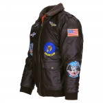 Army Kinder flight jacket PU leder