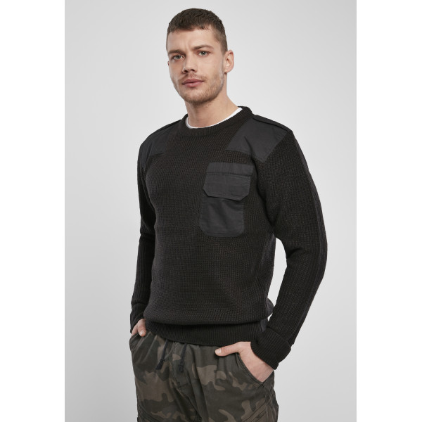 Military Sweater Black