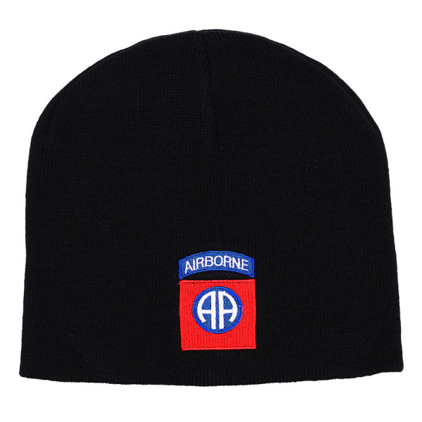 Beanie 82nd Airborne Zwart