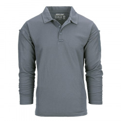 Army Polo Tactical Wolf Grey Quick Dry Lange Mouw