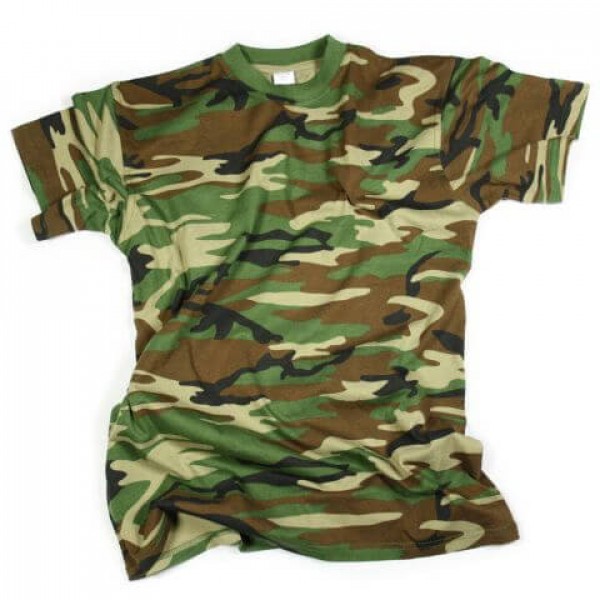 Originele Camouflage t-shirt Woodland