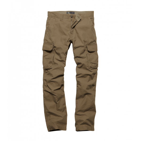 Vintage Industries Reef Pants Dark Khaki