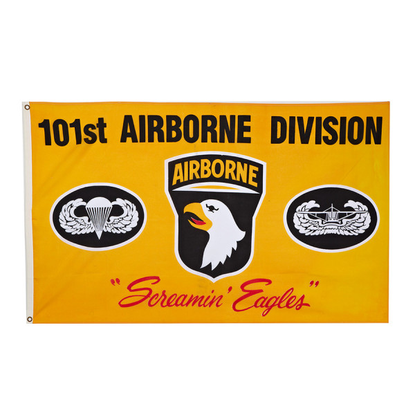 Vlag Airborne 101e div. geel