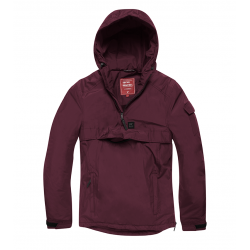 Army Awesome Wallace Anorak Burgundy Waterproof