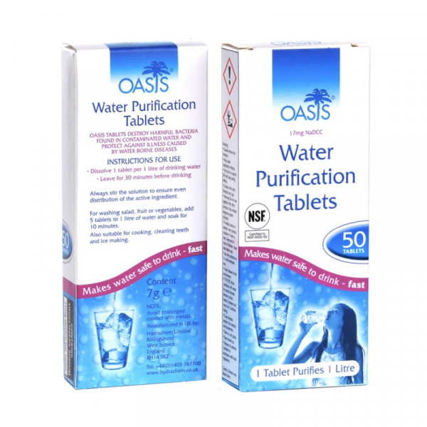 BCB water zuiverings tabletten per stuk (1 x 50 stuks)